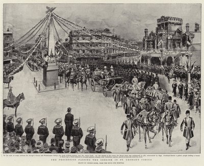 The Procession Passing the Obelisk in St George